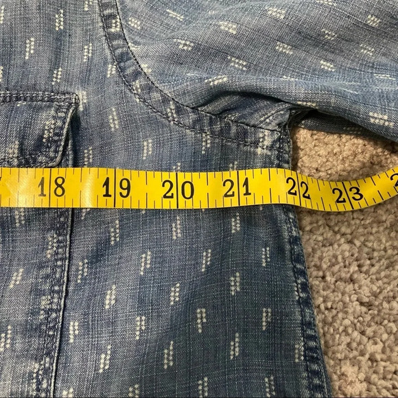 Calvin Klein Long Sleeve Denim Shirt M - Picture 10 of 15